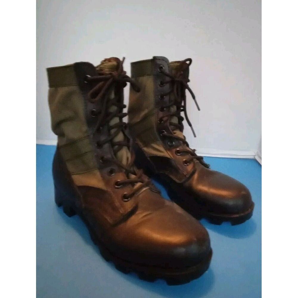 Rothco Mens‎ Leather Military G.I. Style 8" Jungle Boots Size 6R